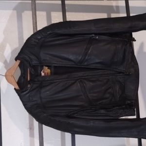 Harley Davidson leather jacket, size L, Black